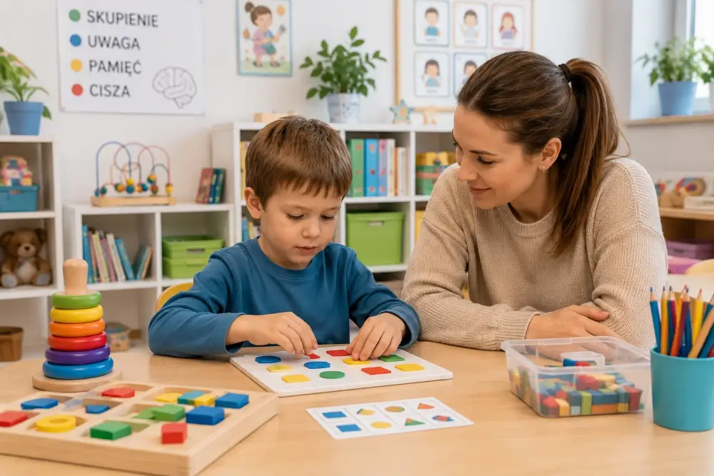 ćwiczenia wspierające skupienie uwagi dziecka